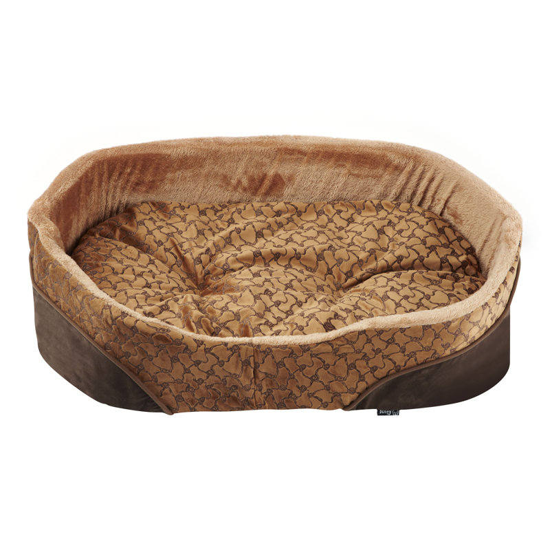 Switzer Bolster, 22 cm H x 80 cm W x 58 cm D, Brown