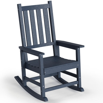 HDPE All-Weather Outdoor Rocking Chair,Patio Rocker