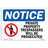Osha Notice Private Property Trespassers Prosecuted Sign