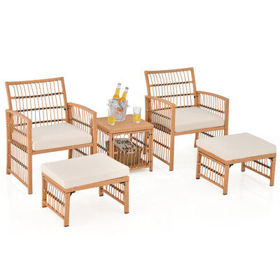 Paralimni 2 Person Seating Group with Cushions