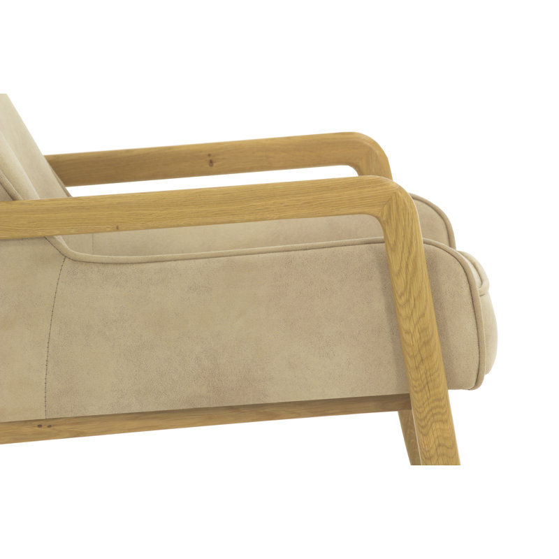 Capri Upholstered Armchair, Tan