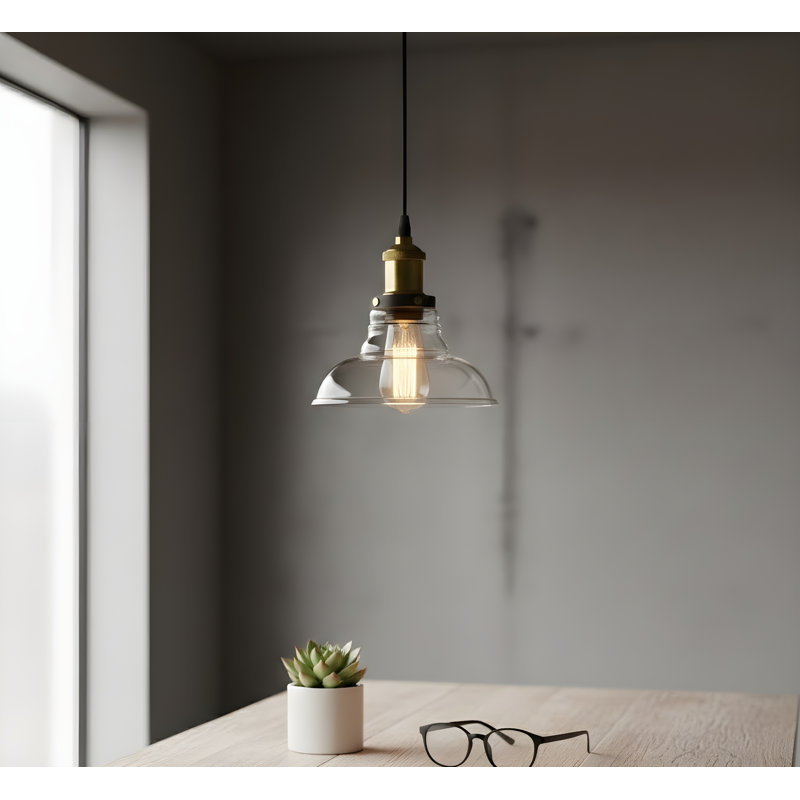 1 - Light Gold Bell Pendant