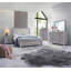 Mobilier de chambre à coucher avec lit plateforme moderne-1114185726
