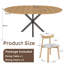 Ensemble de table de salle à manger extensible pour 2 à 6 personnes-431996355