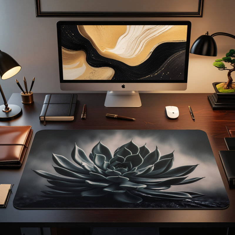 Polyester Desk Pad, 14.4x12.1