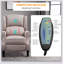 Canapé de massage inclinable avec fonction chauffante, télécommande,