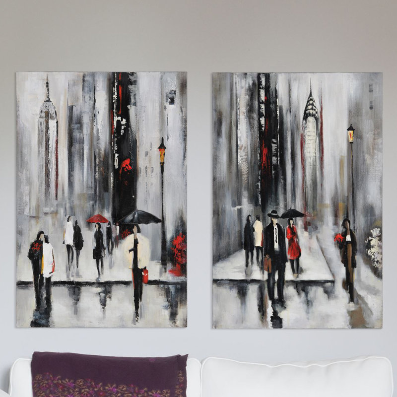 « Bustling City I » par Dominic Lecavalier, reproduction d'art