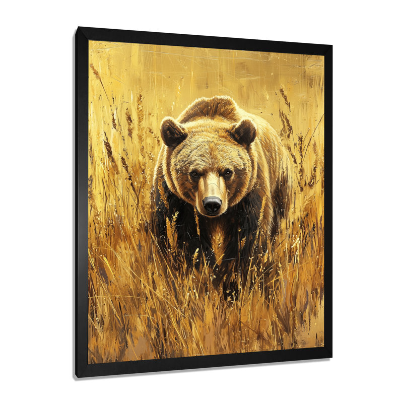 Alachua - animaux, art mural sur toile, Noir, H 20 po x l 12 po, Reproduction encadrée d'une seule photo