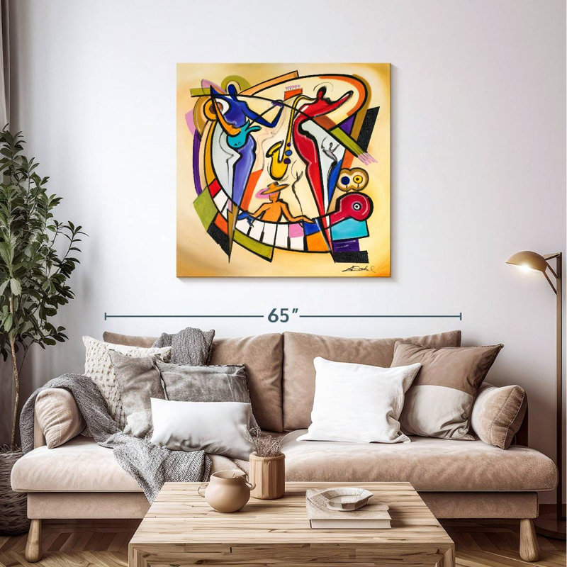 Abarca Musical Vibes, 39" H x 39" W