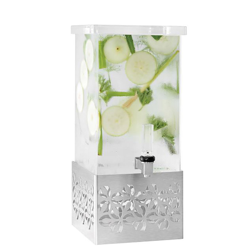 128oz. Beverage Dispenser, 16.75" H x 7.5" W x 7.5" D