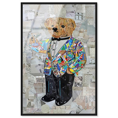 Oliver Gal Tall Elegance by Katy Hirschfeld Animals - Framed Acrylic Glass Wall Art