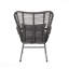 Ensemble de 2 chaises de patio en osier avec coussins Tapscott