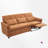 81.9" Convertible Sofa With Recliner-1385408964