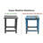 Adirondack Square Outdoor Side Table