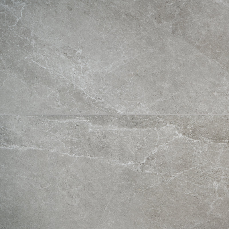 Limetech 23.62 In. X 47.24 In. Matte Porcelain Floor And Wall Tile (15.49 Sq. Ft. / Case), Silver Gray