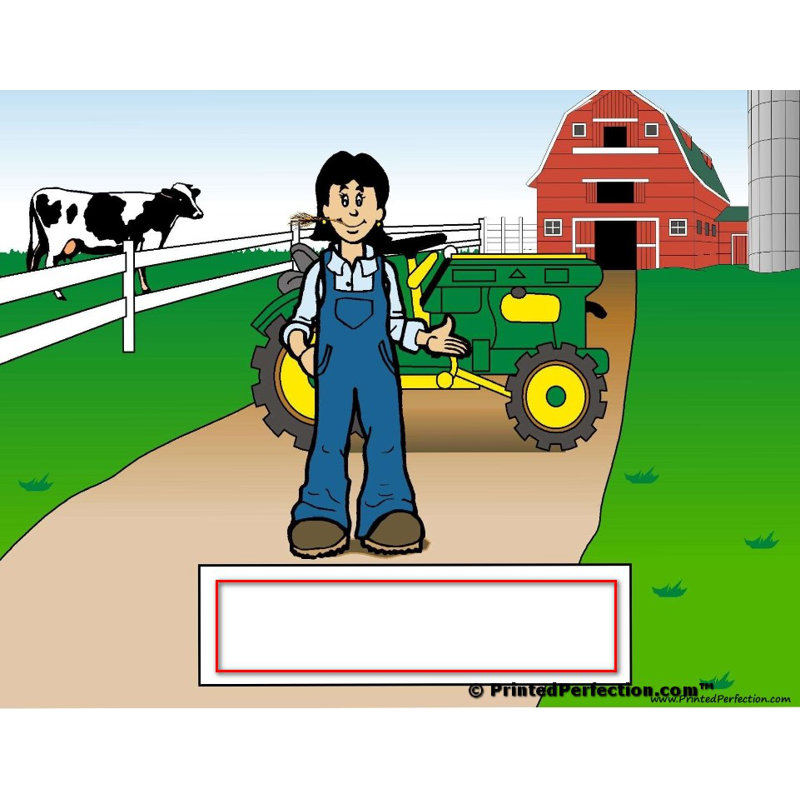 Ensemble de 4 sous-verres personnalisables Farming, Oui