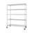 EcoStorage™ 60'' W Steel Height -Adjustable Shelving Unit with Wheels-1626322169
