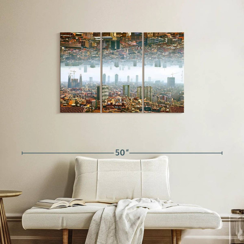 Barcelona Double Landscape, 24" H x 38" W