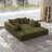 Ciriaca Boneless L Shaped Chenille Upholstered Sectional Sofa with 6 Pillows-1991486655