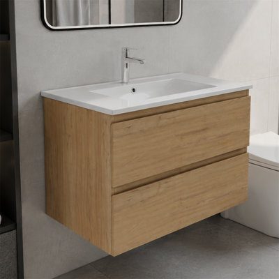 Meuble-lavabo mural suspendu de 36 pouces