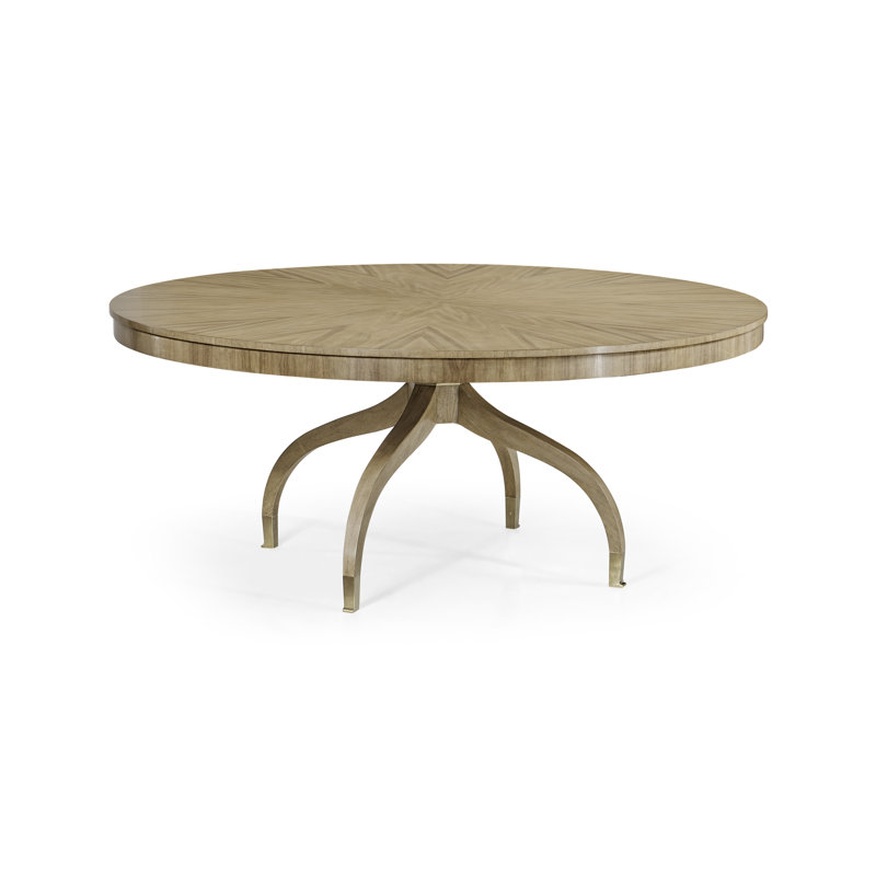 Buckingham Round Walnut Wood Dining Table