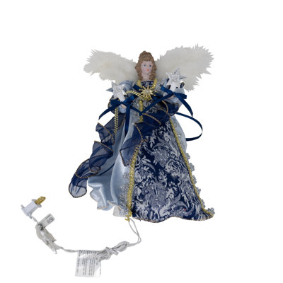 12'' Porcelain Christmas Lighted Shatterproof Tree Topper