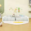 Double lit simple en bois avec garde-corps-1366356219