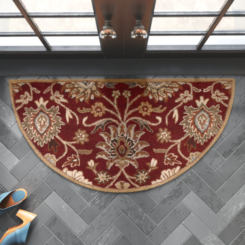 Arden Wool Floral Indoor Rug, Hearth 2' x 4'