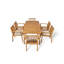Ensemble de table de patio en bois d'acacia-286336140-286336141