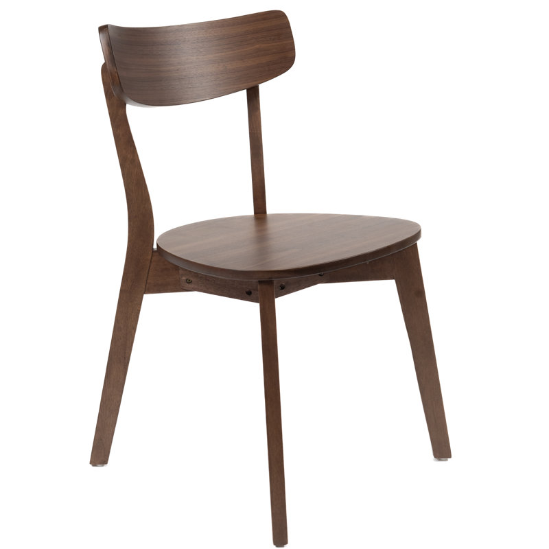 Frias Dining Side Chair in Walnut