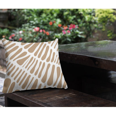 Coussin décoratif intérieur / extérieur Locke Tribal Abstract