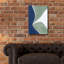 «Blue Green Abstract 3» par Danhui Nai, art mural en verre acrylique-1887833253