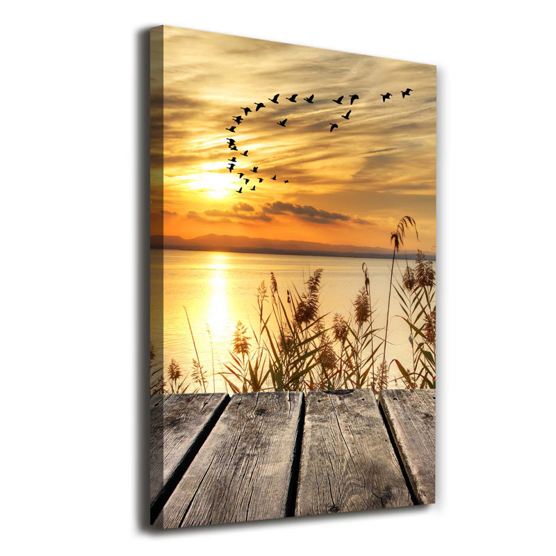 Sunset - Wrapped Canvas Print