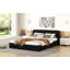 Grand lit plateforme tapissier-2106437541