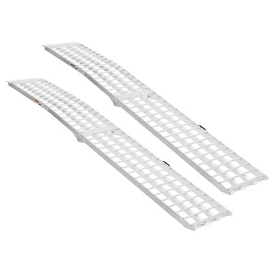 EvoNet Aluminum Foldable 62.6 in. L Portable Ramp