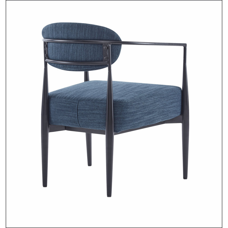 Fauteuil d'appoint rembourré Mid-Century