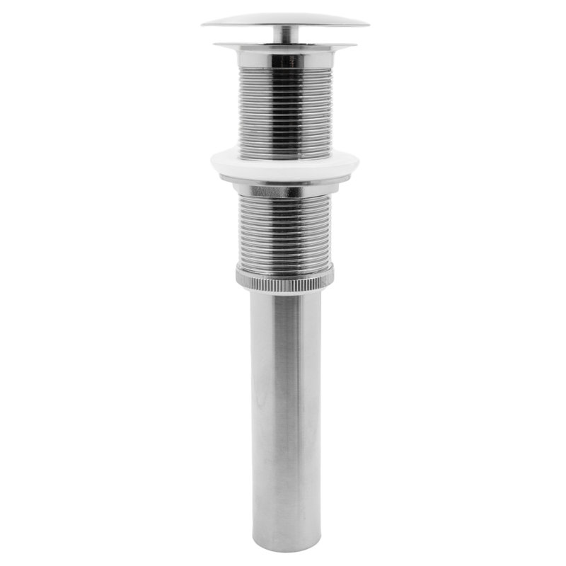 Novatto 17'' Stone Specialty Bathroom Sink, Brushed Nickel