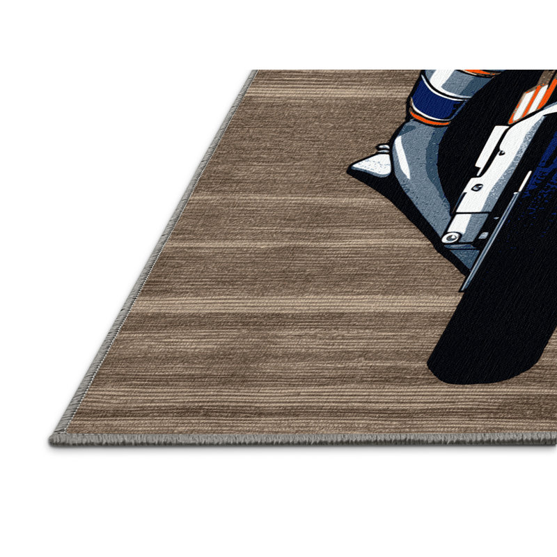 Tapis de transport gris lavable à la machine, Rectangle 4pi x 6 pi