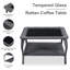 Square Metal Outdoor Coffee Table , 34'' in. W 35'' in. D-915235837