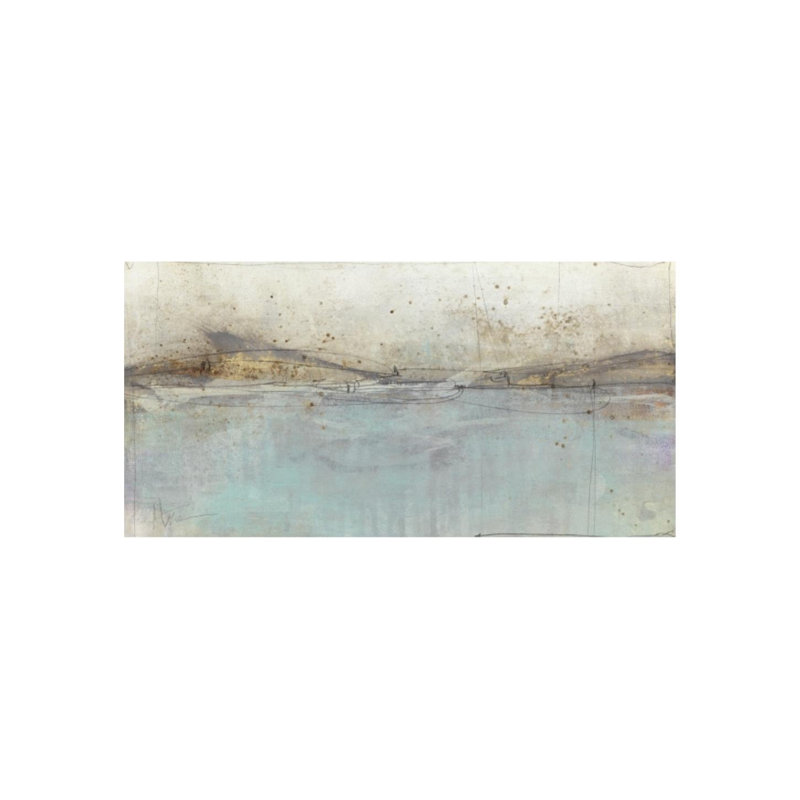 Wave Break II Print by Maeve Harris, 47" H x 94" W, Glass Coat