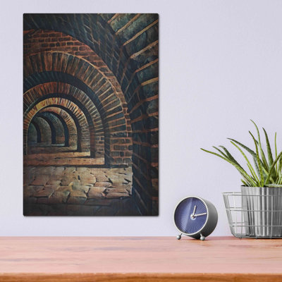 " Medieval Vaulted Cellar 2 " by Ashley Aldridge Painting Print