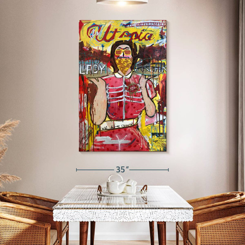 Leisha Utopia, 51" H x 34" W