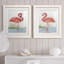 Flamingo I - ensemble de 2 peintures-1346141809-1346141813-1417989012