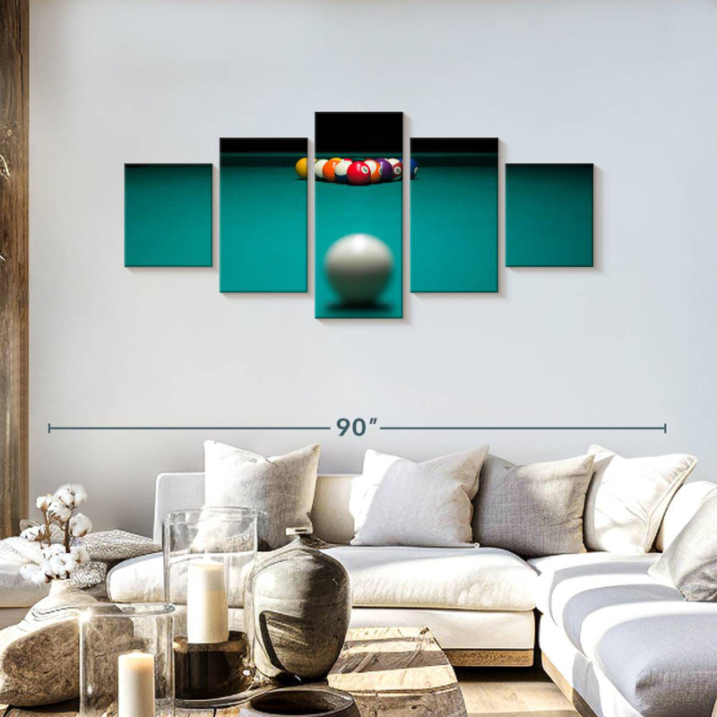Pool Table, 30" H x 68" W