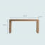 Console rétro en bois massif Killian