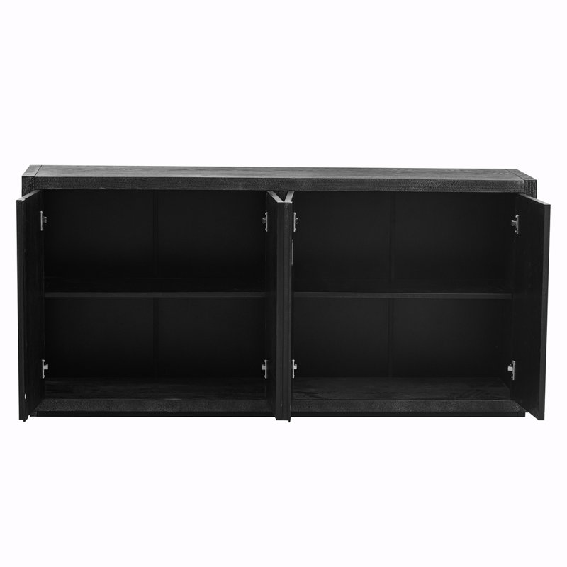 Armoire d'appoint Parkesburg, Noir