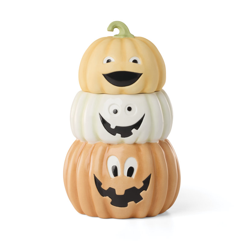 Lenox Pumpkin Treat Jar With Sound