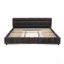 Lit tapissier en chenille avec tiroir de rangement, tête de lit confortable et structure robuste-121053793