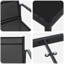  Outdoor Furniture Set Black And Anthracite Textilene Garden Patio Steel