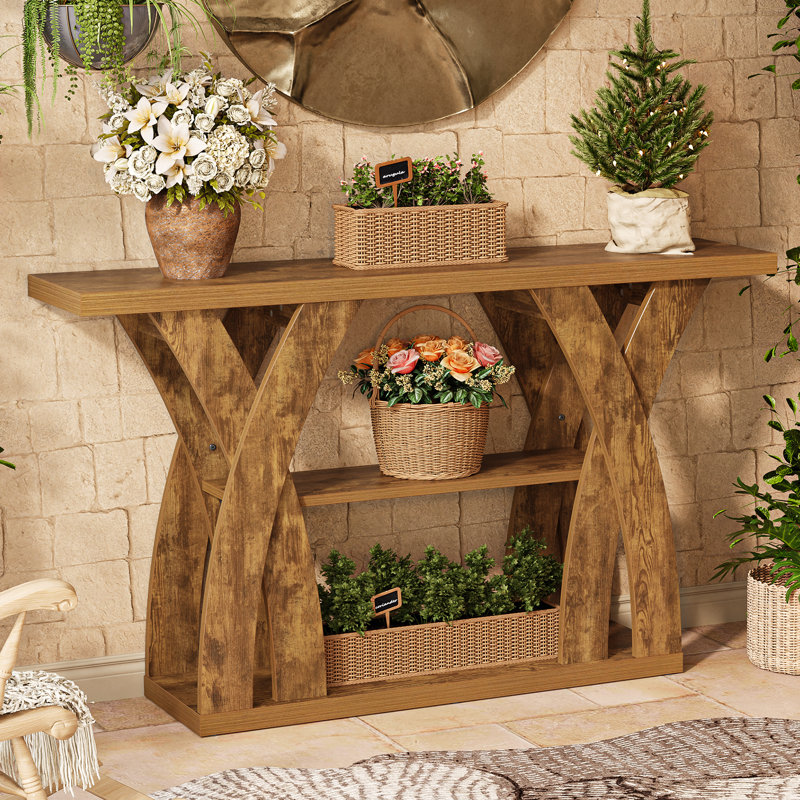Table basse en bois Farmhouse, Brun clair